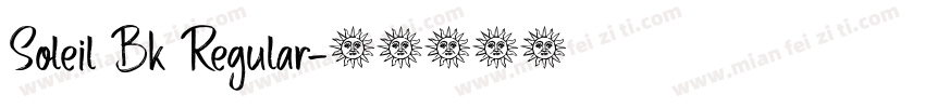 Soleil Bk Regular字体转换